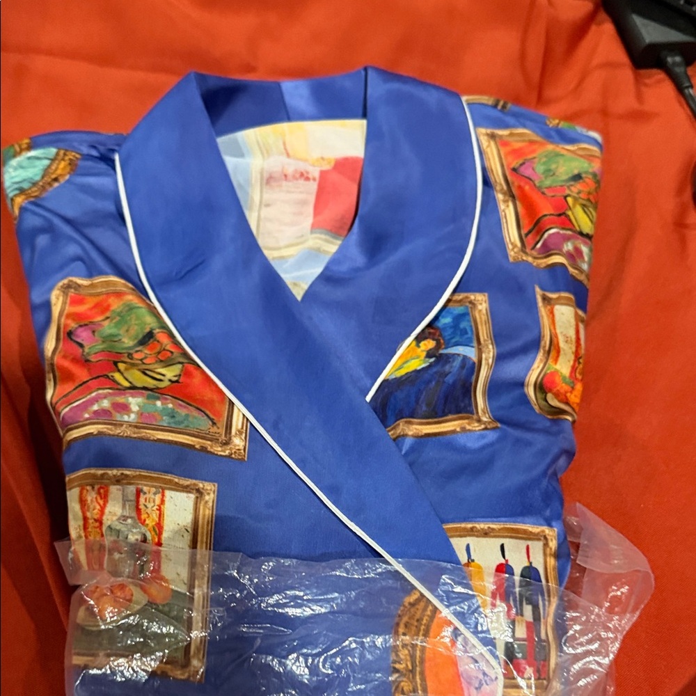 Colorful Art Print Robe